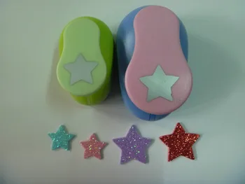 

free shipping 2pcs (1 inch+1.5 inch) star eva punch Craft Scrapbooking punches foam paper punches craft punch