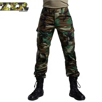 

Camouflage Tactical Military Clothing Paintball Army Cargo Pants Combat Trousers Multicam Tactical Pants Without Knee Pads