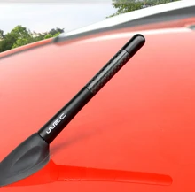 Antena de Radio de fibra de carbono para coche, accesorio para Lifan X50 X60 620 320 520 CEBRIUM SOLANO nuevo CELLIYA Geely X7 EC7