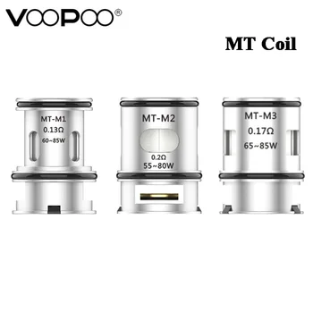 

3Pcs/pack Original VOOPOO MT M1 M2 M3 Coil MT-M1 0.13ohm MT-M2 0.2ohm MT-M3 0.17ohm Accessory Head for VOOPOO Maat Sub ohm Tank