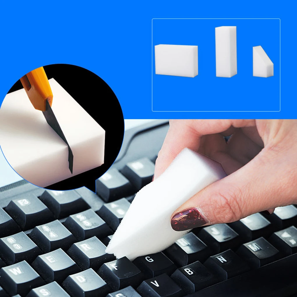 

10PCS White Sponge Eraser Melamine Cleaner Multi-Functional Kitchen Dish Bathroom Cleaning Tools Nano Sponge New