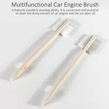 Многофункциональная автомобильная щетка двигателя двухсторонняя длинная ручка колеса стальная кольцевая щетка для шин