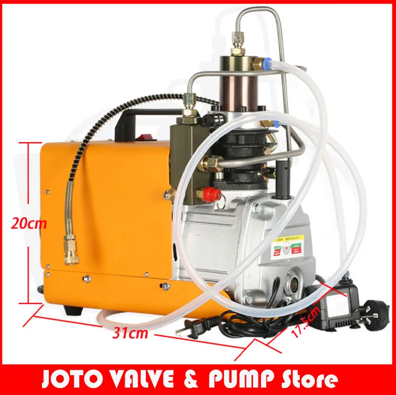 

High Pressure Air Pump water cooling Electric mini Inflator PCP Air Compressor 220V