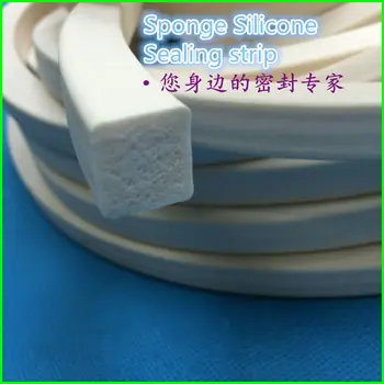 

1PCS SF014 SIZE 8*10mm Sponge Silicone Sealing strip Silicone Foam Length 1meters Anti-slip waterproof heat-resistant