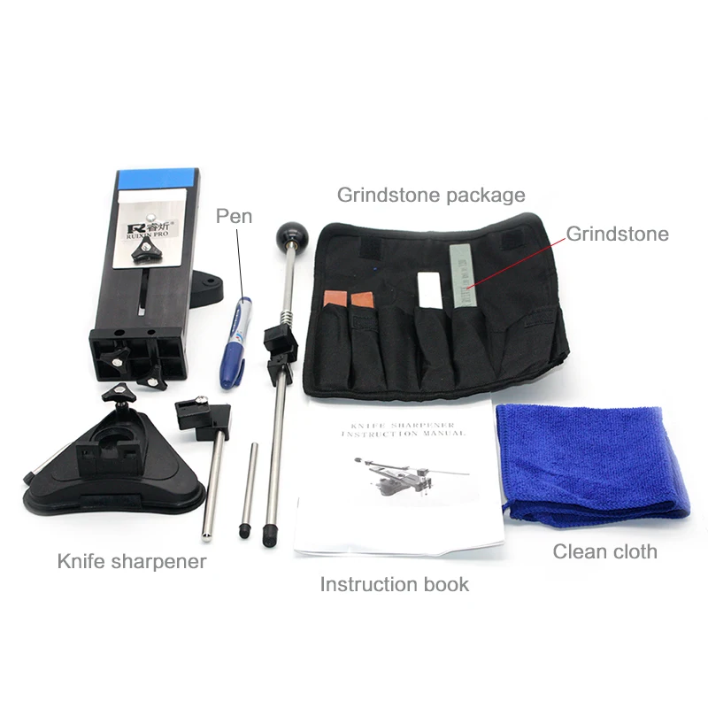 

Upgrade ruixin pro Fixed angle knife sharpener sharpening corundum diamond whetstone oil stone honing stones kitchen tools