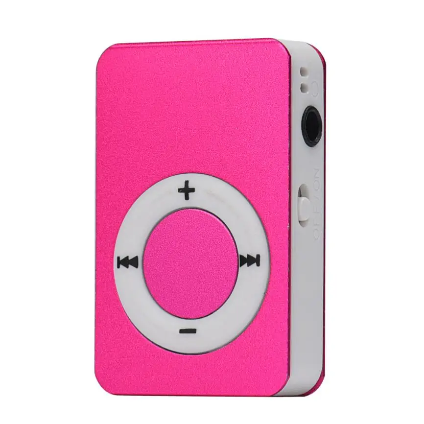 Мини USB MP3 музыкальный медиаплеер ЖК-дисплей Экран Поддержка 16 Гб микро SD карты памяти JUL17 - Цвет: Серый