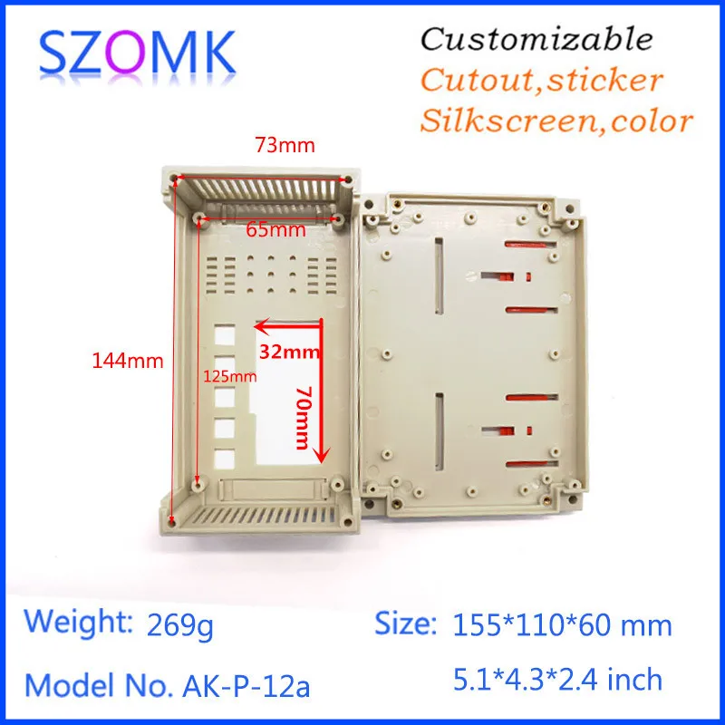 szomk plastic box for electronics project din rail enclosure with connectors terminal blocks electrical plastic outlet boxes control enclosure junction box (4).jpg