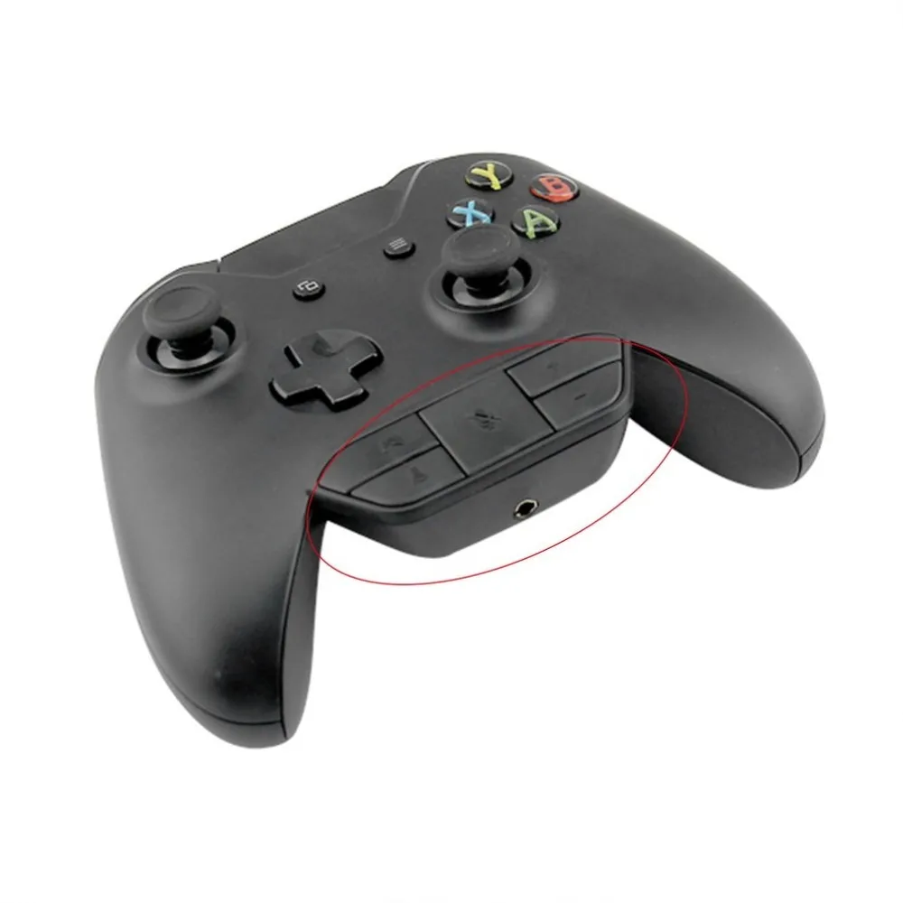Черный стерео гарнитура адаптер аудио конвертер наушников для Microsoft Xbox One