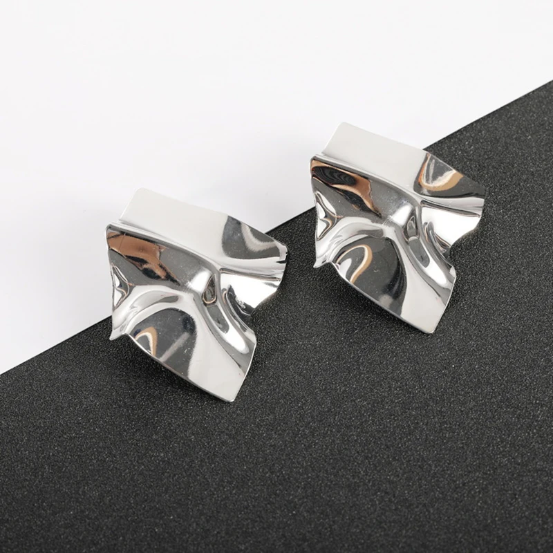 Temperament mirror earrings (9)