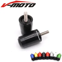 Аксессуары для мотоциклов с ЧПУ Алюминий 7/8 ''22 мм Руль рукоятки «Грипсы» бар Кепки концевые заглушки для SUZUKI GSX650F 2008