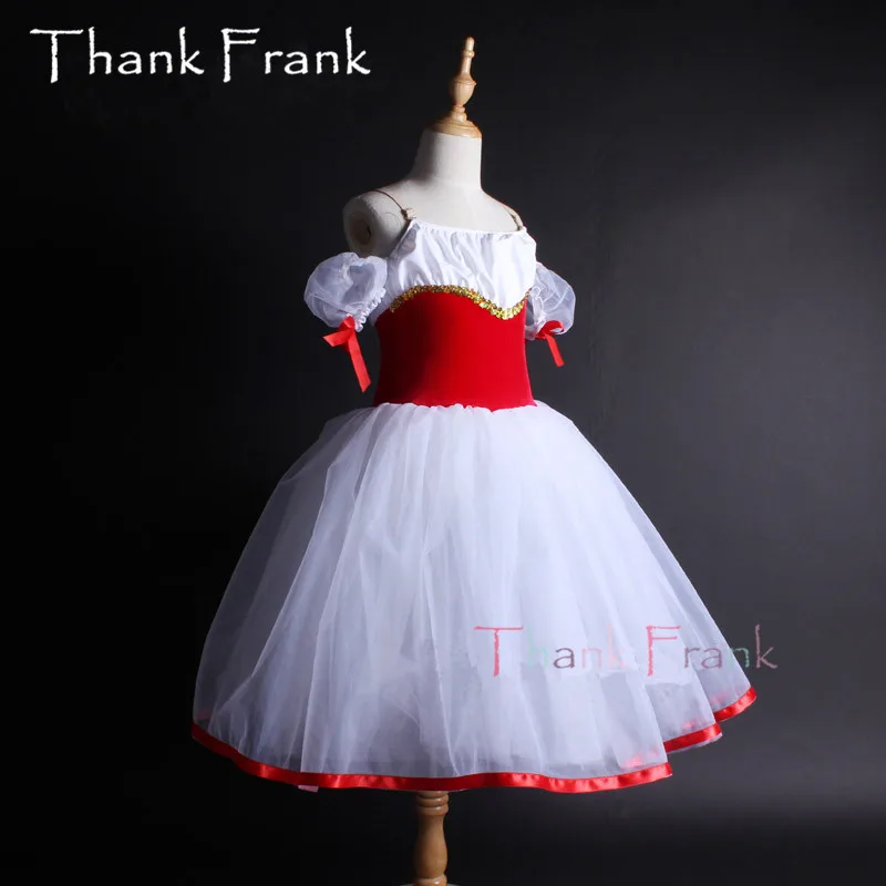 Длинное профессиональное балетное платье-пачка для девочек, танцевальный костюм Королевского стиля для детей и взрослых, C105