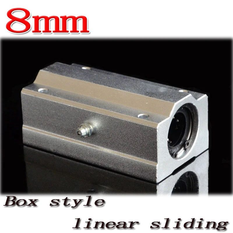 

4pcs/lot SC8LUU SCS8LUU 8mm Linear Ball Bearing Block CNC Router pillow for XYZ Free shipping