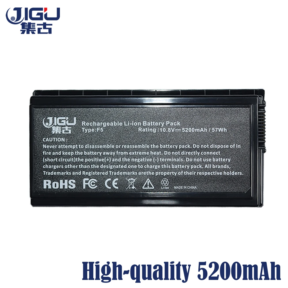 JIGU 6 ячеек Аккумулятор для ноутбука ASUS F5 X50SL X50VL X50RL F5VL A32-F5 F5rl