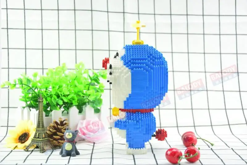 Balody 16027 мультфильм аниме Дораэмон синий кот животных Pet DIY 3D модель