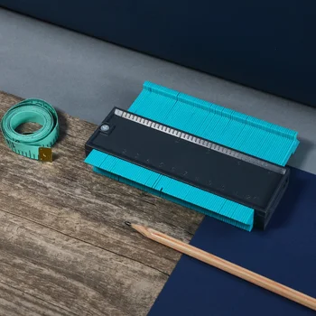 

5" Width Plastic Profile Copy Gauge Contour Gauge Duplicator Standard Wood Marking Tool Tiling Laminate Tiles General Tools
