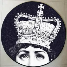 Высококачественные ковры с изображением Форназетти круглый коврик в гостиную для двери, в виде героев мультфильмов напольный коврик для спальни fornazetti современный CE2055/10