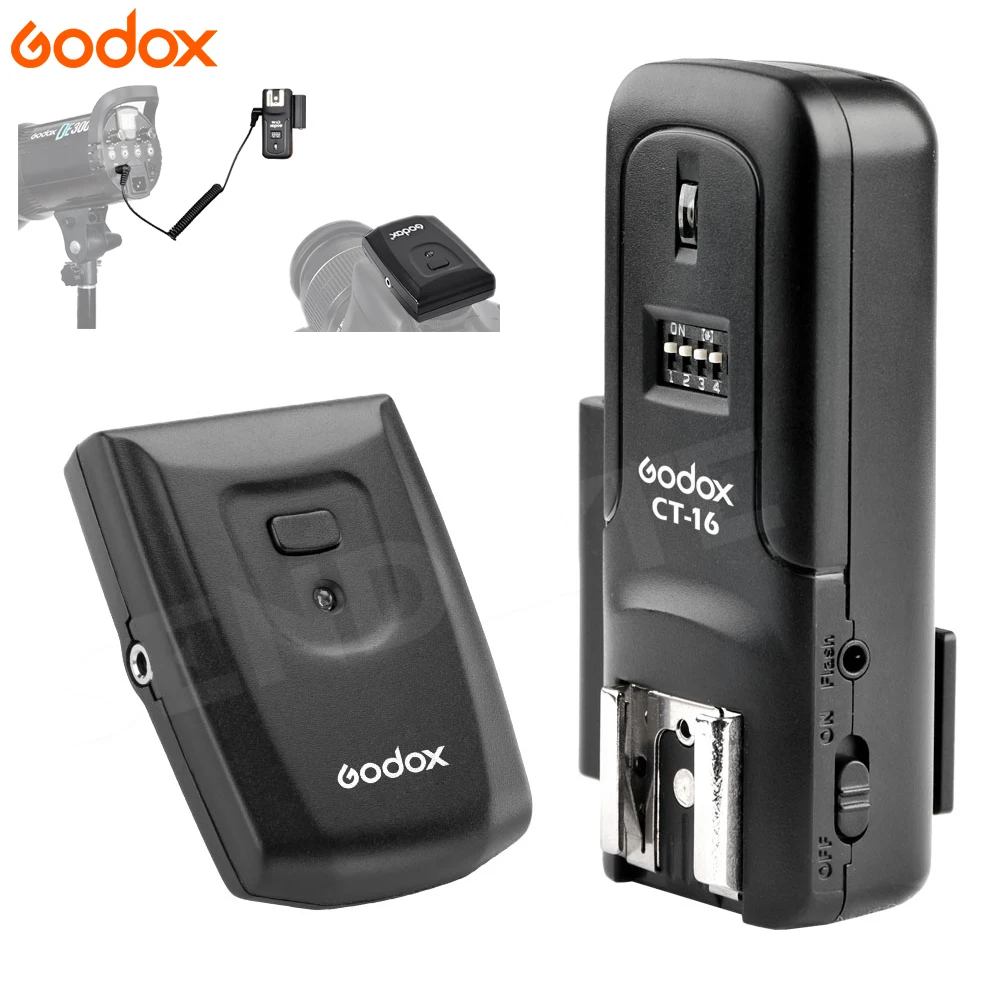 Godox CT 16 16 Channels Wireless Trigger Transmitter and Receiver for ...