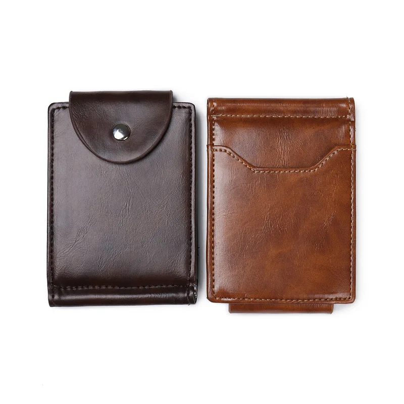 

Brand Men Vintage Wallet Leather Short Bifold Hasp Wallets Purse Drop Shipping Man Carteira Money Clip Cash Bag Card Organizer