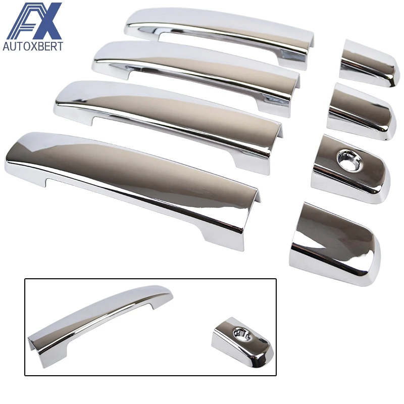 

AX Fit For Nissan 2007-2013 Qashqai Altima Maxima Sentra Frontier Quest Dualis J10 Chrome Door Handle Cover Trim Molding Bezel