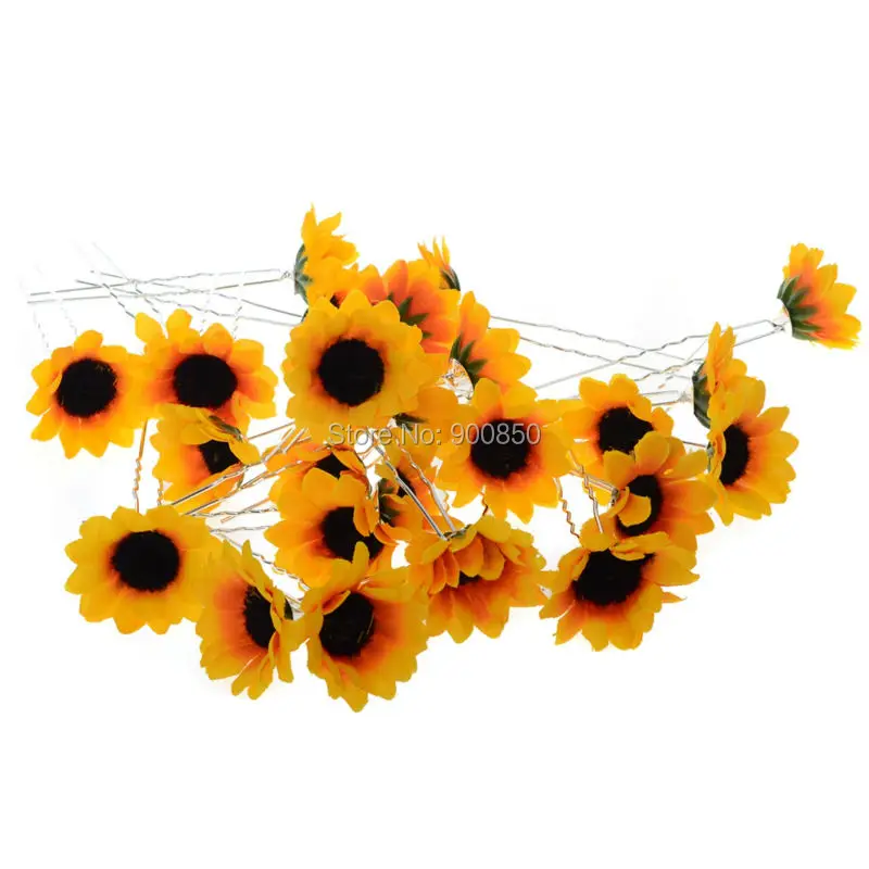 Свадебные аксессуары 6 шт./лот Шпилька для волос невесты белая красная желтая