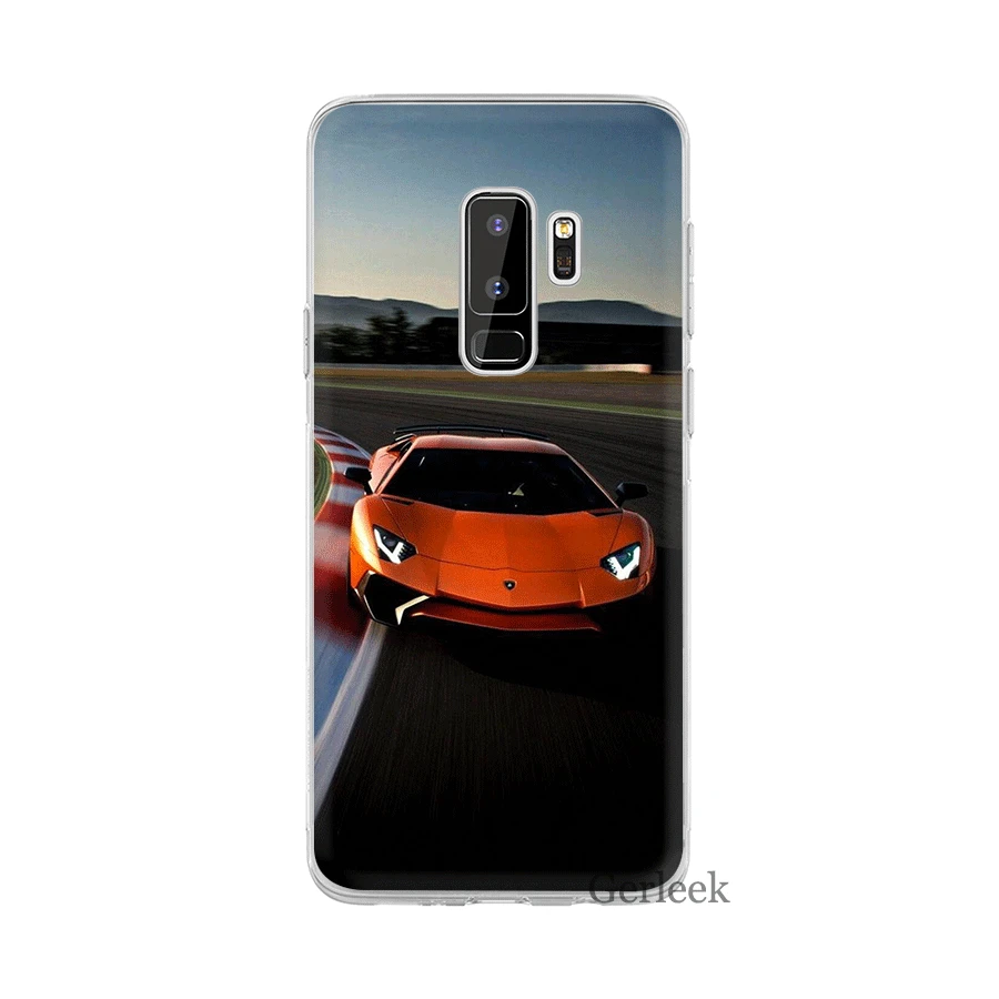 Спортивный чехол для телефона Lamborghini Samsung Galaxy A10 A20 A30 A40 A50 A60 A70 A3 A5 A6 A8 A7 A9 Plus