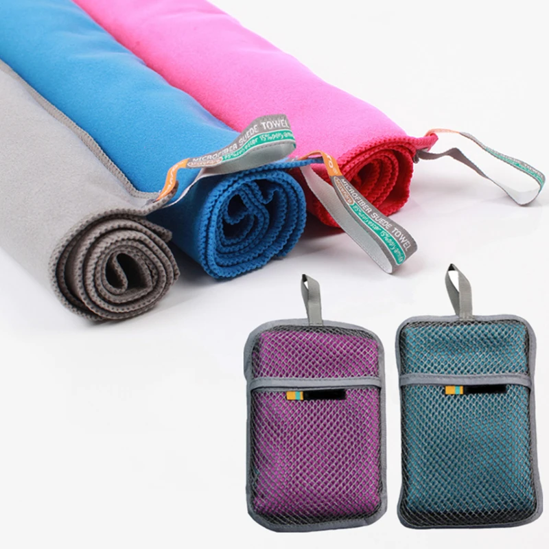 

Microfiber Beach Towels Quick Dry Travel Swimming Towels Sport Towel For Swimming Pool Cycling Yoga Beach Towels with bag