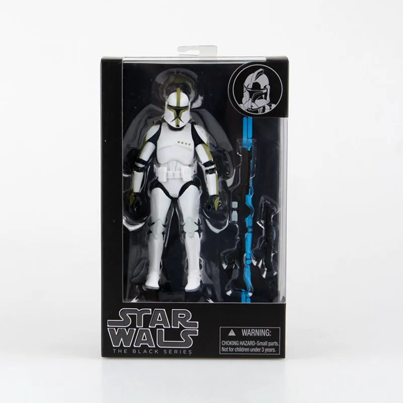 6 Inch Star Wars The Black Series Han Solo Boba Fett Stormtrooper Imperial Sandtrooper PVC Action Figure Model Toy for Children