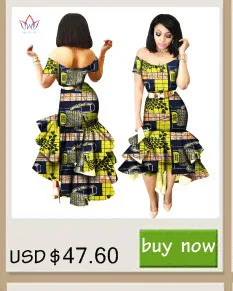 african dresses for women Dashiki v-neck skirt set sexy& club Bazin Riche africa print knee-length dress cotton 6xl BRW WY804