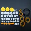 2mm Hole Plastic Belt Pulley Gears Combination Modulus Package Rubber Belts Band Plastic Model Accessories for DIY Robots Cars 3