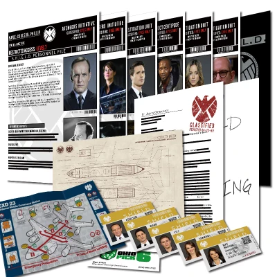 

SHIELD agent profile SHIELD identity ID card Marvel around The Avengers