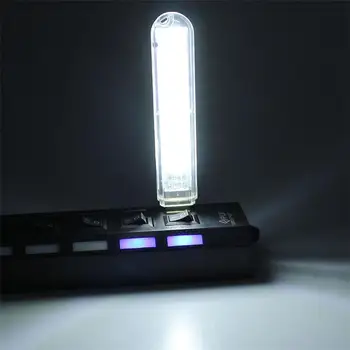 

LumiParty Portable Mini USB Power 8 LED Night Light 5V Reading Lamp for Power Bank Laptop Computer