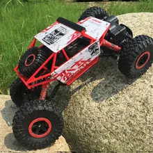 Coche Del RC 2.4G Rock Crawler Bigfoot 4 Wheel Drive Motores Dobles de Radio de Control Remoto Escalada Off Road 1/18 Escala de Juguete Modelo de Vehículo