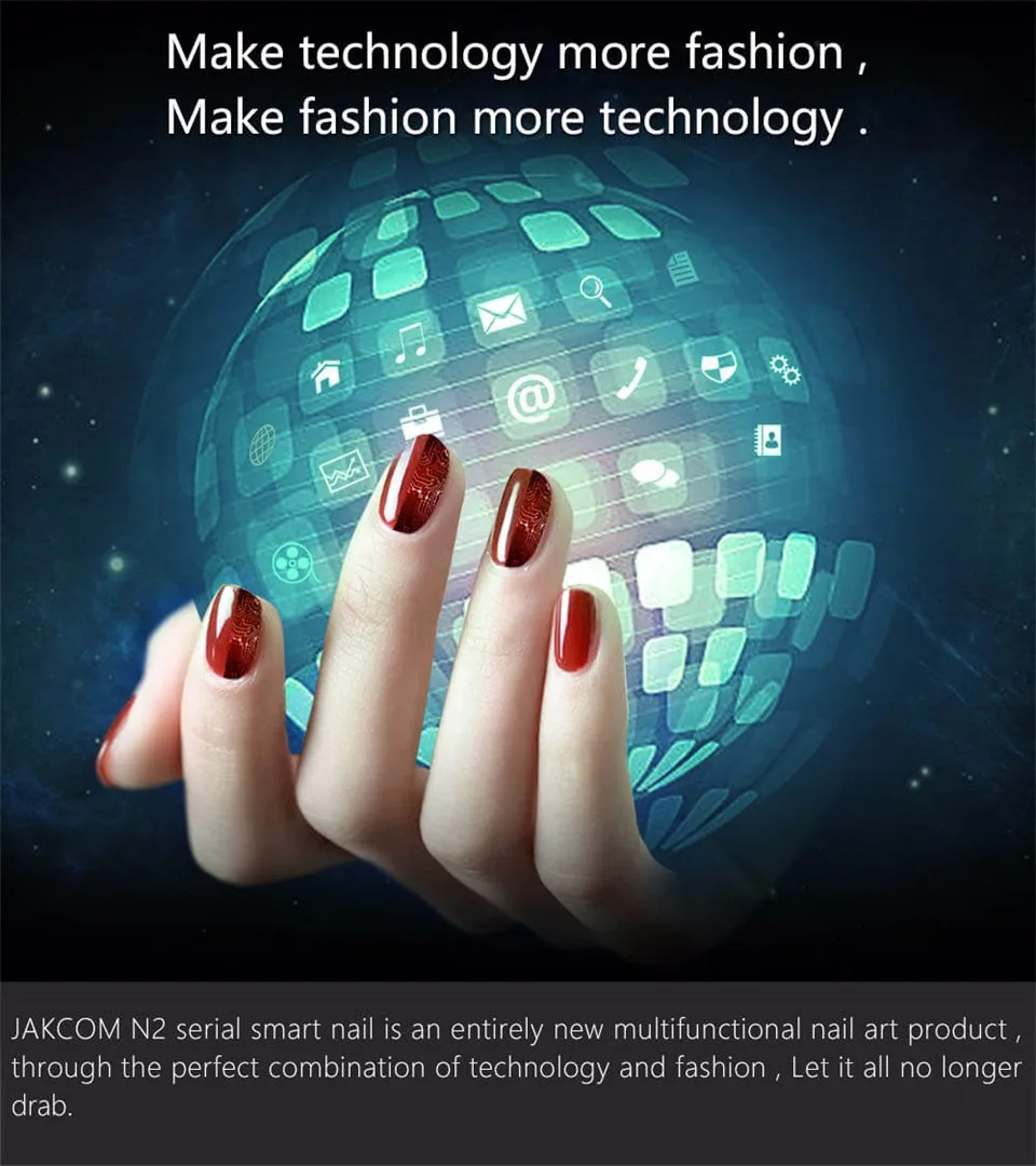 JAKCOM N2 Smart Nail многофункциональный продукт интеллектуальных аксессуаров не требуется Зарядка NFC смарт носимый гаджет