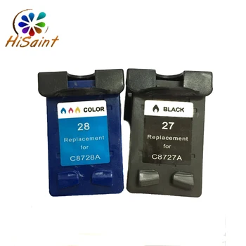 

hisaint Heavy launch for HP Ink jet printer cartridge for HP 27 Black 28 Color Ink Cartridges Deskjet 3450 3520 3620 3650