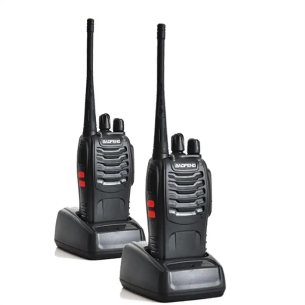 2Pcs/set baofeng BF-888S Walkie Talkie Portable Radio 5W 16CH UHF 400-470MHz