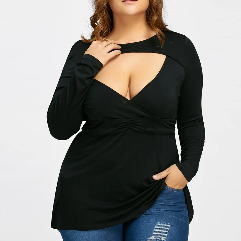 deep cut neckline