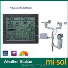 Профессиональные метеостанции/скорость ветра winddirection rainmeter давления температуры и влажности УФ/с solarchargefunction открытый