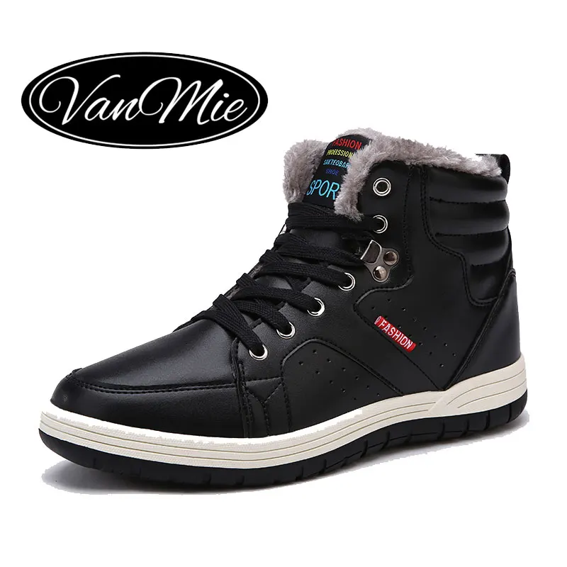 Winter Boots Men 2017 Men Boots Warm Winter Shoes for Men High Top