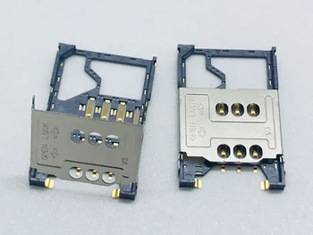 

SMK MOLEX LCN Bar Flip Big Micro SIM Card Slot Tray Holder Adapter 2in1 Old Machine High Quality PCB Board Socket Connector 8pin