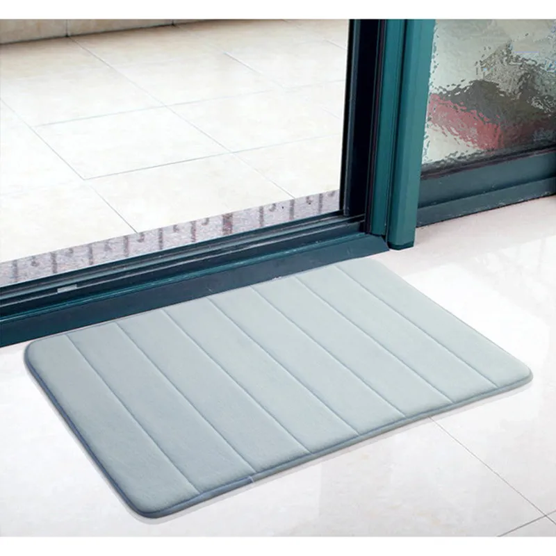 Мягкие Противоскользящие коврики из кораллового флиса с эффектом памяти|doormat