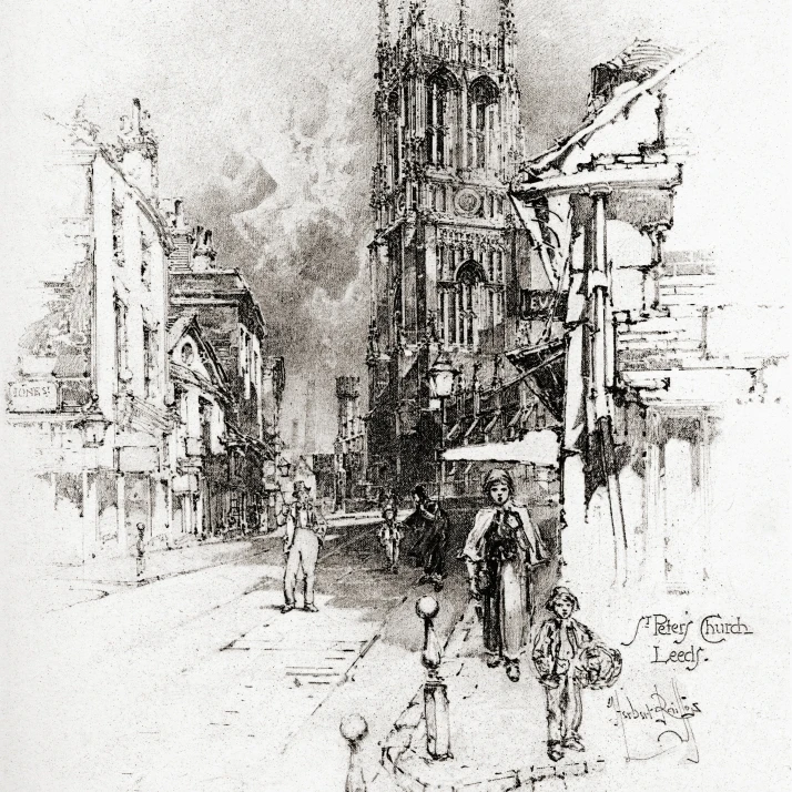 York Minster  York  England In The 19Th Century. From Picturesque History Of Yorkshire  Published C.1900 Print (12 x 17)
