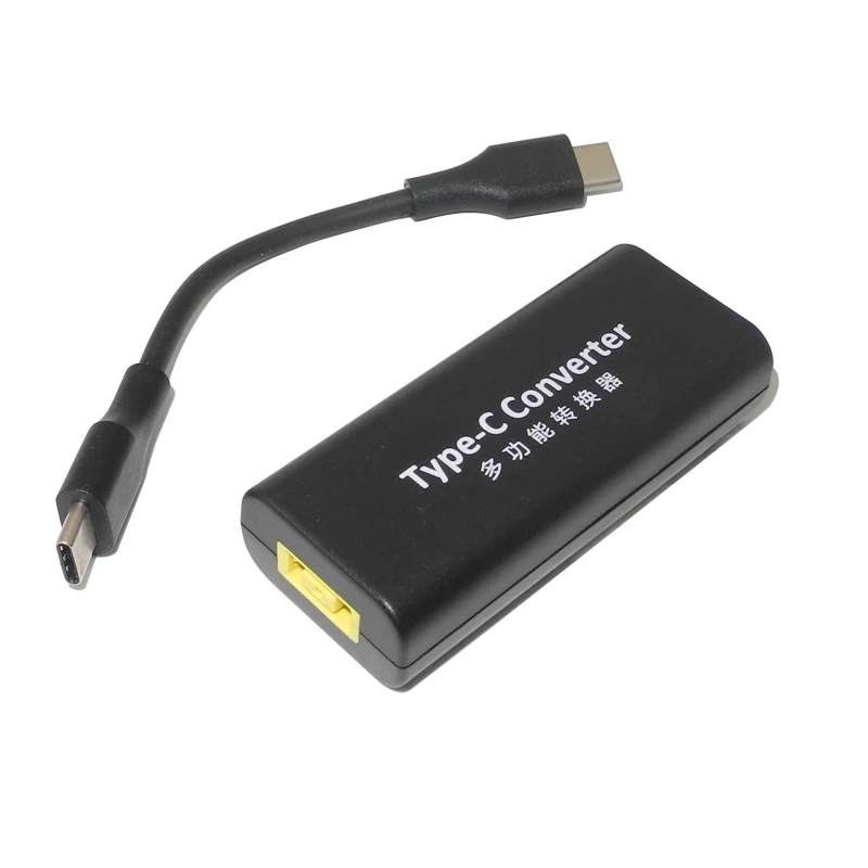 Dc USB Type C Power Adapter Converter Laptop Power Jack Connector Square Plug Female to Type-C Charger for Macbook Lenovo Hp 65W Dc USB Type C Power Adapter Converter Laptop Power Jack Connector Square Plug Female to Type-C Charger for Macbook Lenovo Hp 65W