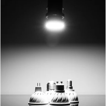 買取 6 ピース/ロット Led 電球スポットライト AC220V 110 V GU10 MR16 E27 E14 ランプホルダー 36 60 80 Led Smd チップ拡散電球ライトコールド暖かい