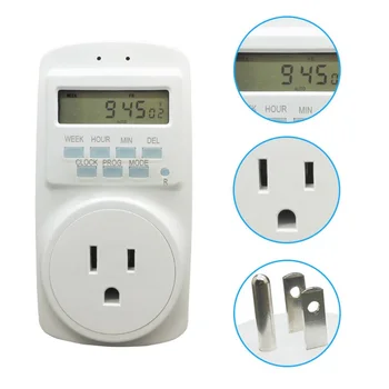 

2018 US Smart Plug Socket Programmable Digital Timer Switch