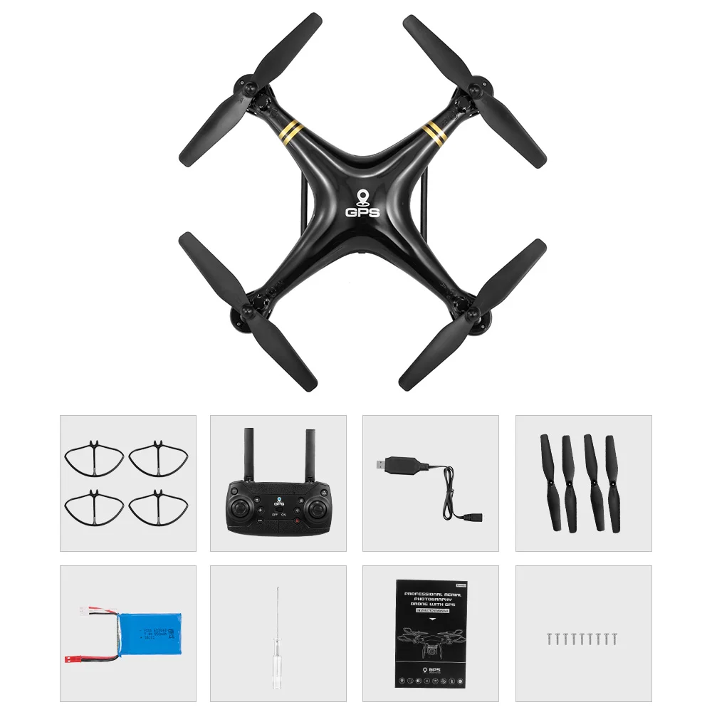 HY 83 gps Радиоуправляемый Дрон с камерой 720 P 1080 высота удерживайте за мной