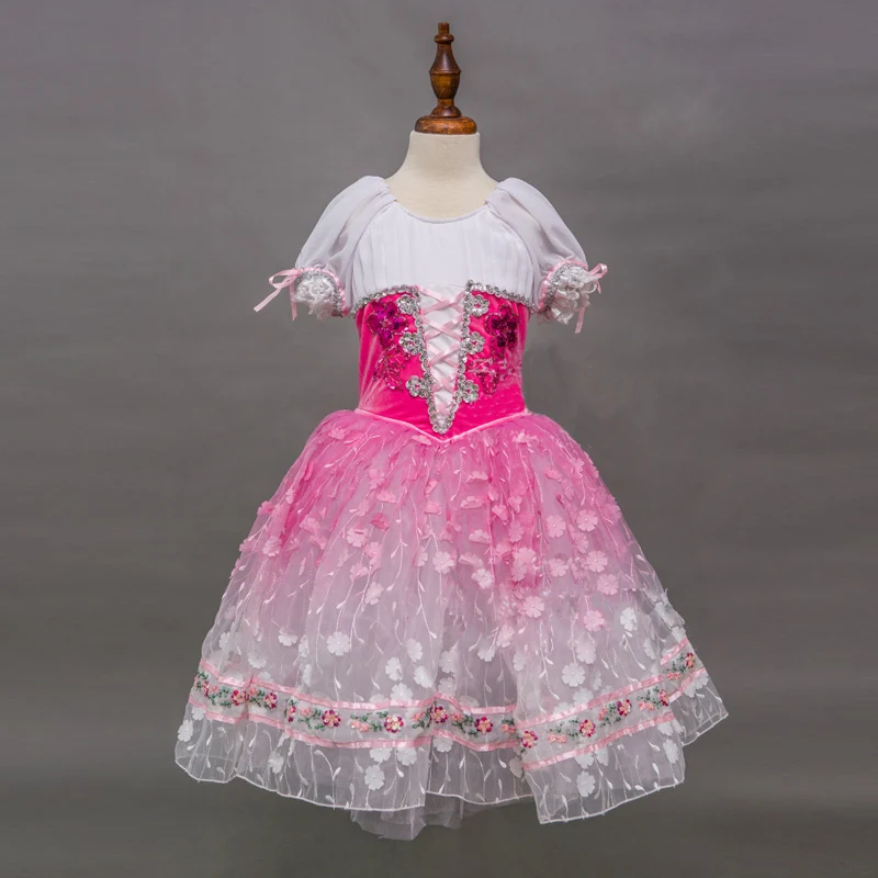 Балерина Primadonna высокого качества балетный костюм вдохновляющее цветочное