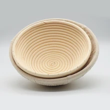 Натуральный круглый ротанговый баннет/корзина для выпечки