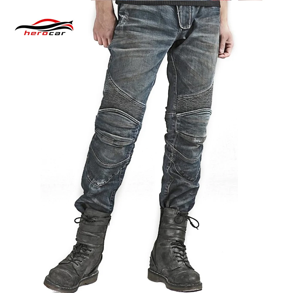 

Motorcycle Pants Mens Motorcycle Jeans Protective Gear Riding Motorbike Dirt Bike Trousers Motocross Pants Pantalon Moto Pants