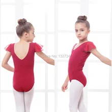 Балетная трико для гимнастики Одежда для танцев Детская кружевная юбка для девочек профессиональное балетное платье-трико