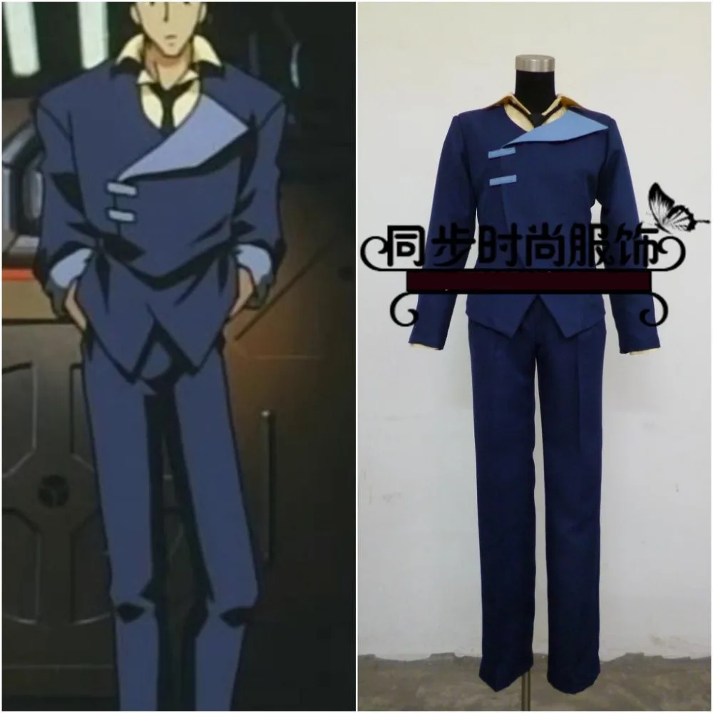 Anime Cowboy Bebop Spike Spiegel Cosplay Costume Halloween Party Suit For Men Customize Cosplay Costume Cowboy Bebopspike Spiegel Costume Aliexpress